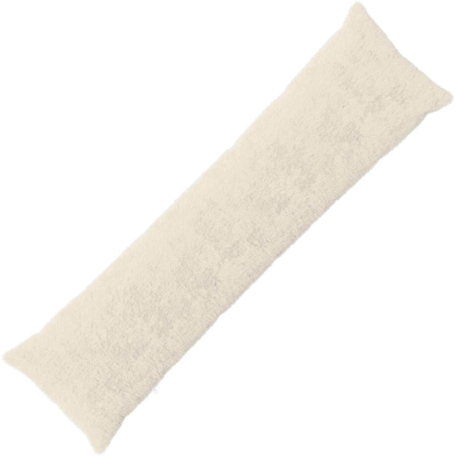 vidaXL - Kussensloop - HEERLEN - Wit - 40 - x - 145 - cm - Nep - Konijnenbont afbeelding 1