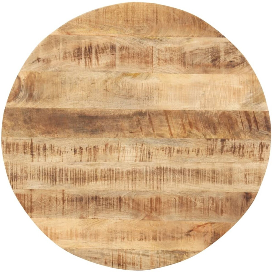 vidaXL - Tafelblad - rond - 15-16 - mm - 80 - cm - massief - mangohout vidaXL - Tafelblad - rond - 15-16 - mm - 80 - cm - massief - mangohout afbeelding 1