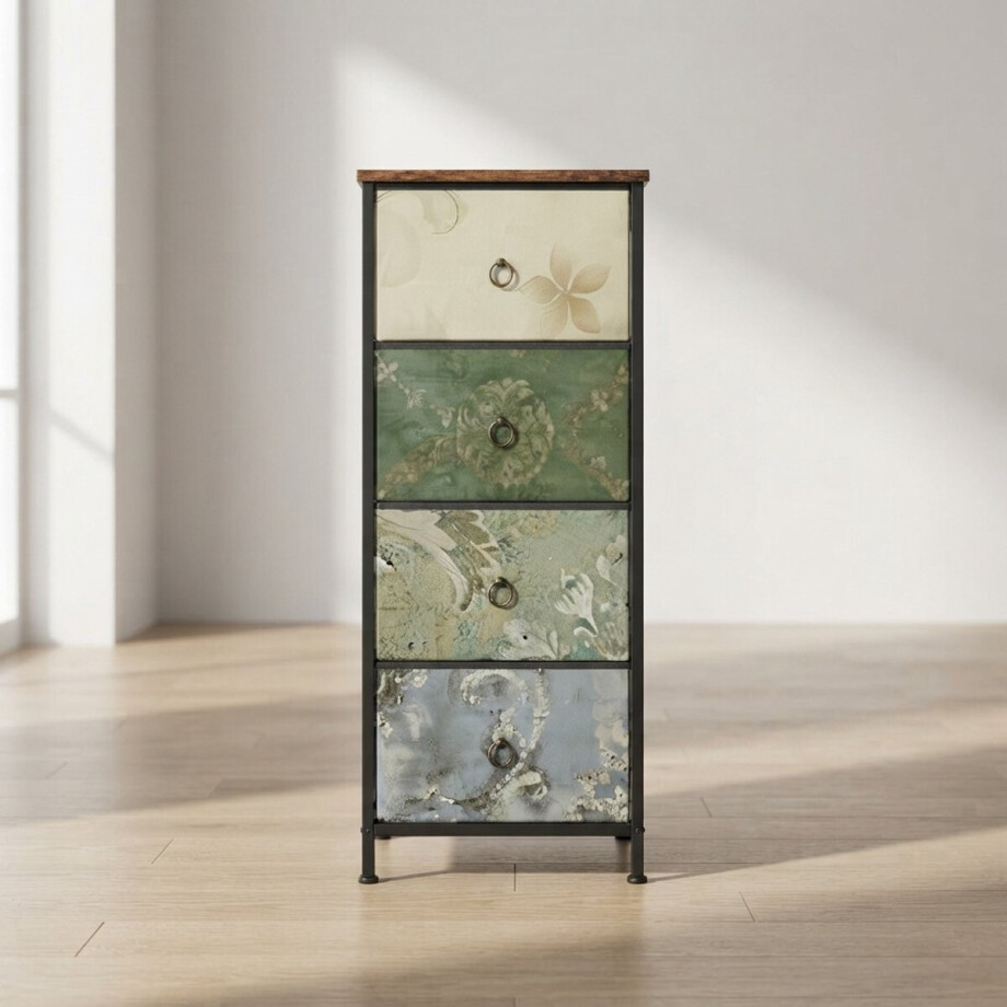 Ladekast - 45x30x95 cm - Novihome Ladekast - 45x30x95 cm - Novihome afbeelding 1