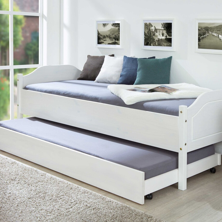 Bedlade 200cm voor bedden Interlink - wit afbeelding 1