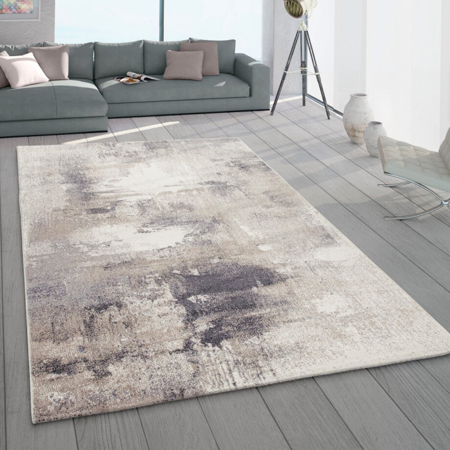 Flycarpets Laagpolig Meriza Vloerkleed - Beige Flycarpets Laagpolig Meriza Vloerkleed - Beige afbeelding 1