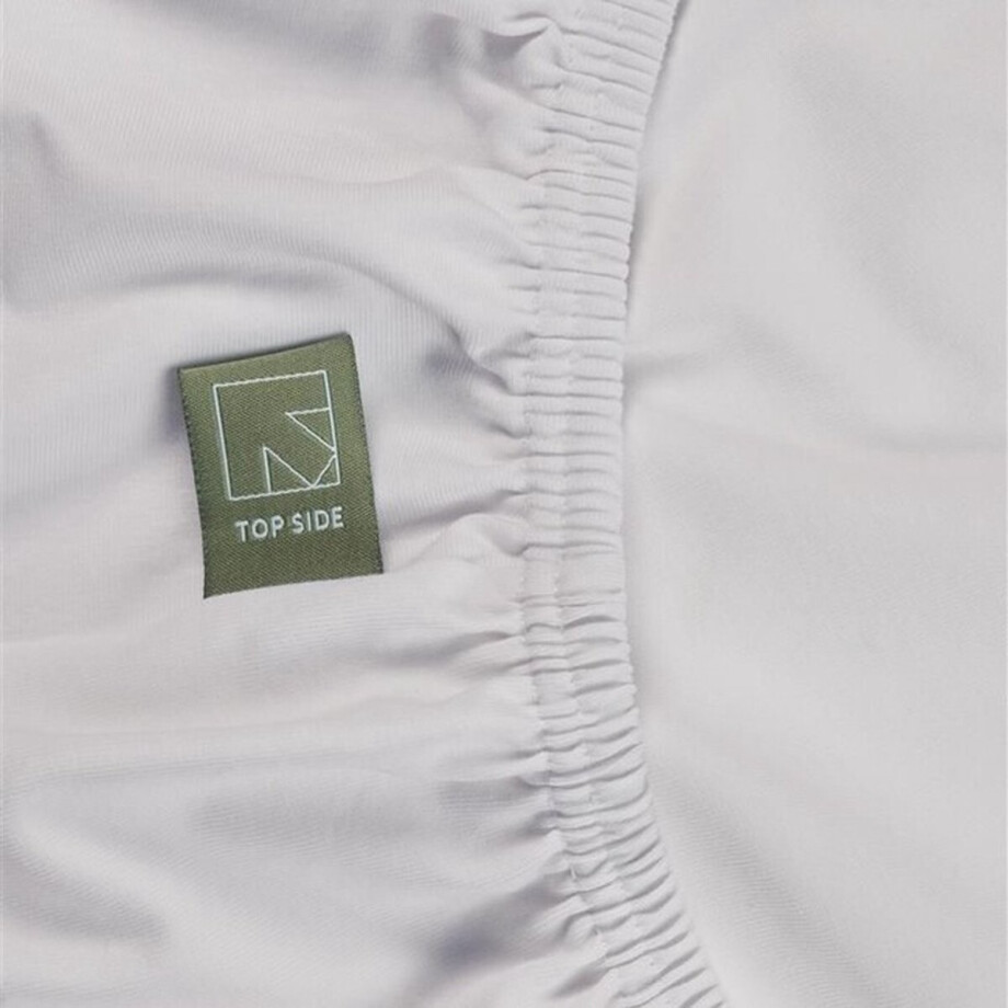 Beddinghouse Dutch Design Jersey - Topper Hoeslaken - 120x220 - Wit afbeelding 1