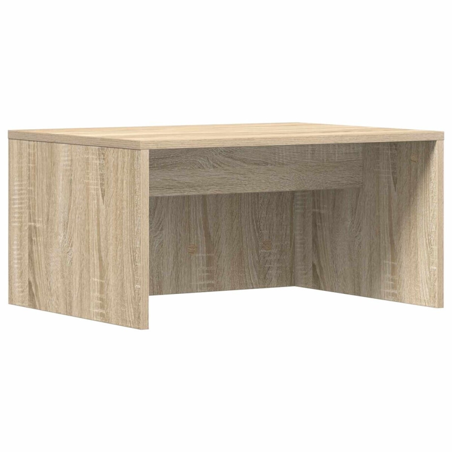 vidaXL - Aan - de - muur - bevestigd - bureau - Sonoma - Eik - 60 - x - 45 - x - 30 - cm afbeelding 1