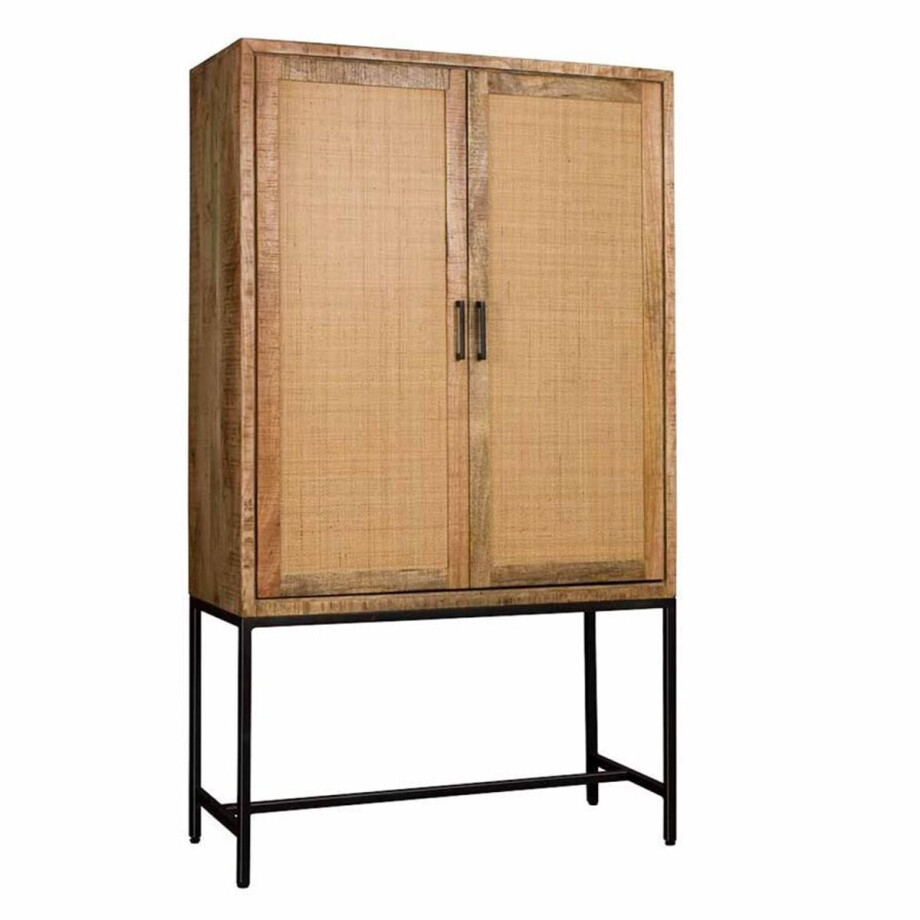 Tower Living - Carini opbergkast - 110 cm - naturel Tower Living - Carini opbergkast - 110 cm - naturel afbeelding 1