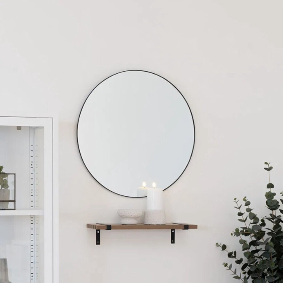 House-Nordic-Spiegel-Daisy-rond-zwart afbeelding 1