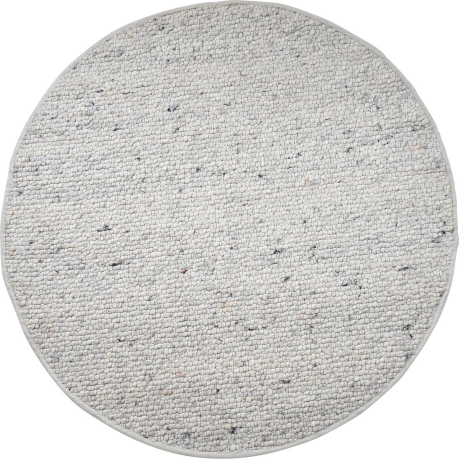Vloerkleed Steve Licht Grijs Rond ø200 cm afbeelding 1