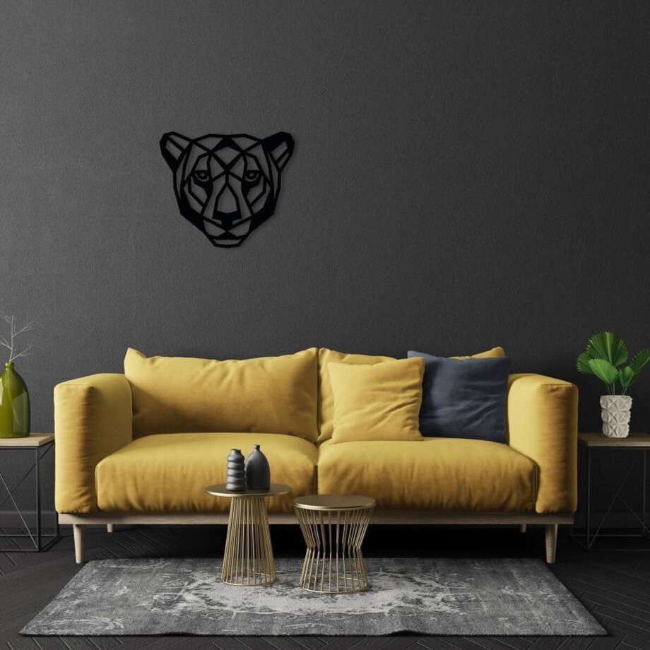 Houten Dierenkop • Houten Tijger • Dierenkop Tijger • Mega • Zwart MDF • Houten Dier • Wandecoratie Houten Dierenkop • Houten Tijger • Dierenkop Tijger • Mega • Zwart MDF • Houten Dier • Wandecoratie afbeelding 1