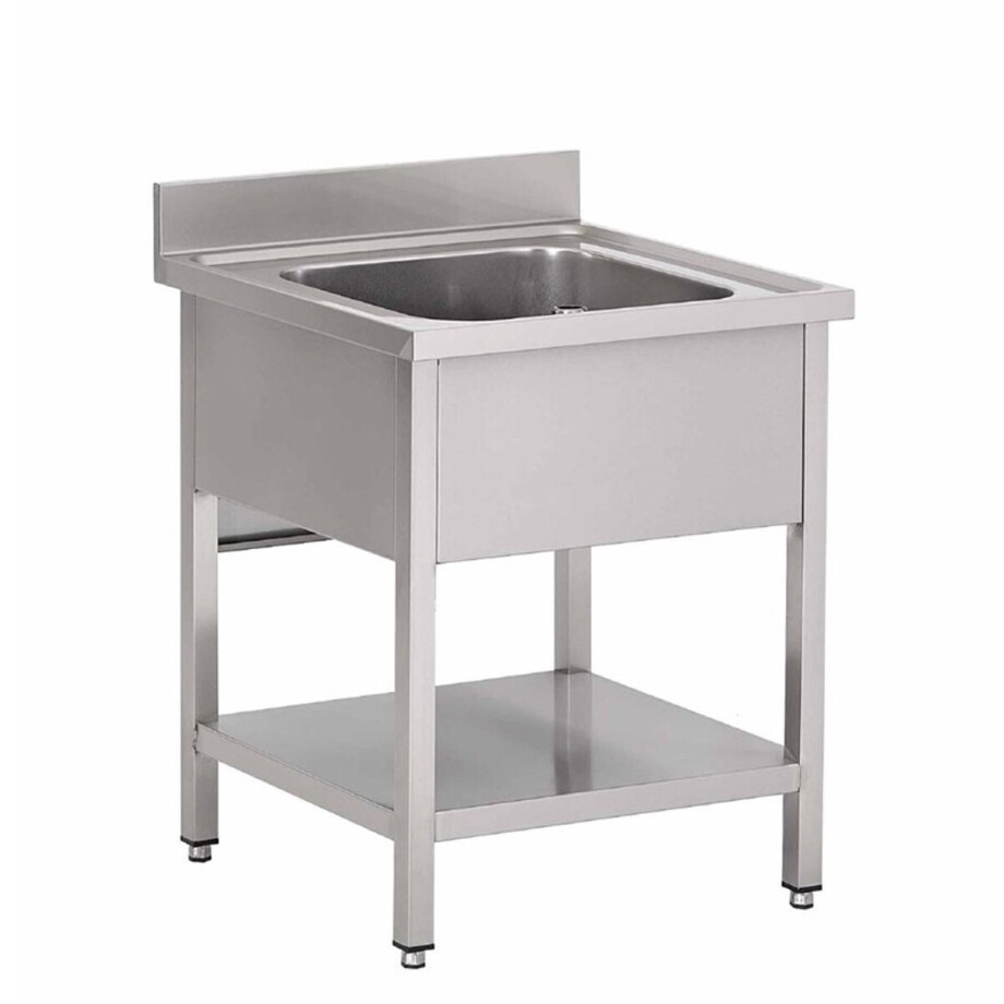 Gastro M RVS Spoeltafel Met Onderblad En Achteropstand GN199 - Horeca & Professioneel - Horeca & Professioneel Gastro M RVS Spoeltafel Met Onderblad En Achteropstand GN199 - Horeca & Professioneel - Horeca & Professioneel afbeelding 1