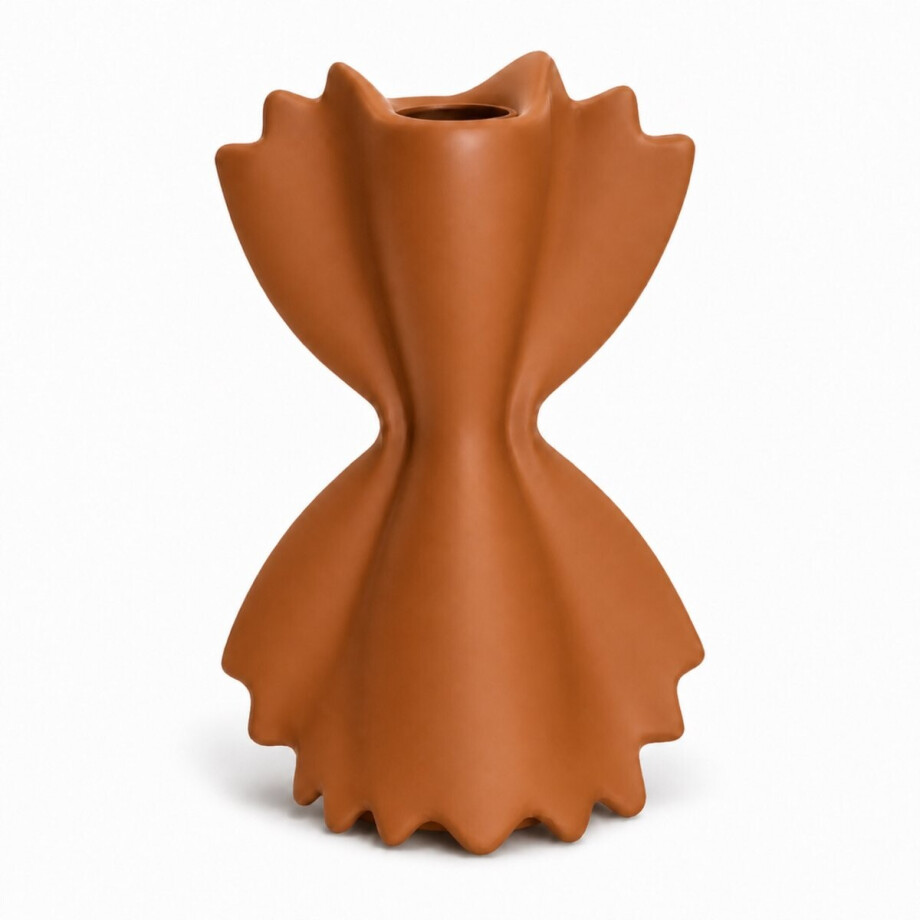 Fiastra Farfalle pastavaas - Bruin afbeelding 1