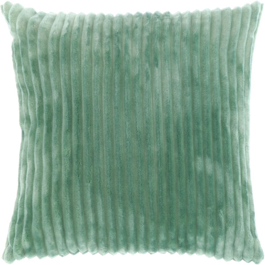 DEZ - Sierkussen - 45x45 cm - Effen - Ribmotief DEZ - Sierkussen - 45x45 cm - Effen - Ribmotief afbeelding 1