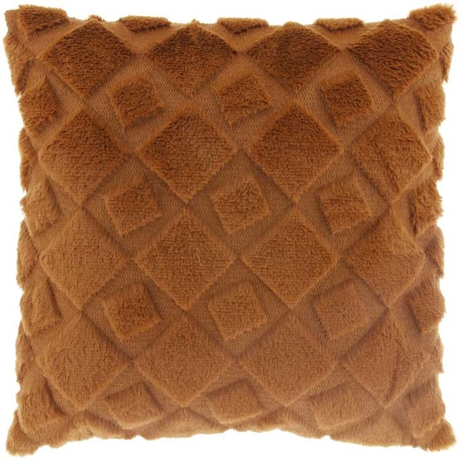 Unique Living - Fraser kussen - 45x45cm - kameel Unique Living - Fraser kussen - 45x45cm - kameel afbeelding 1