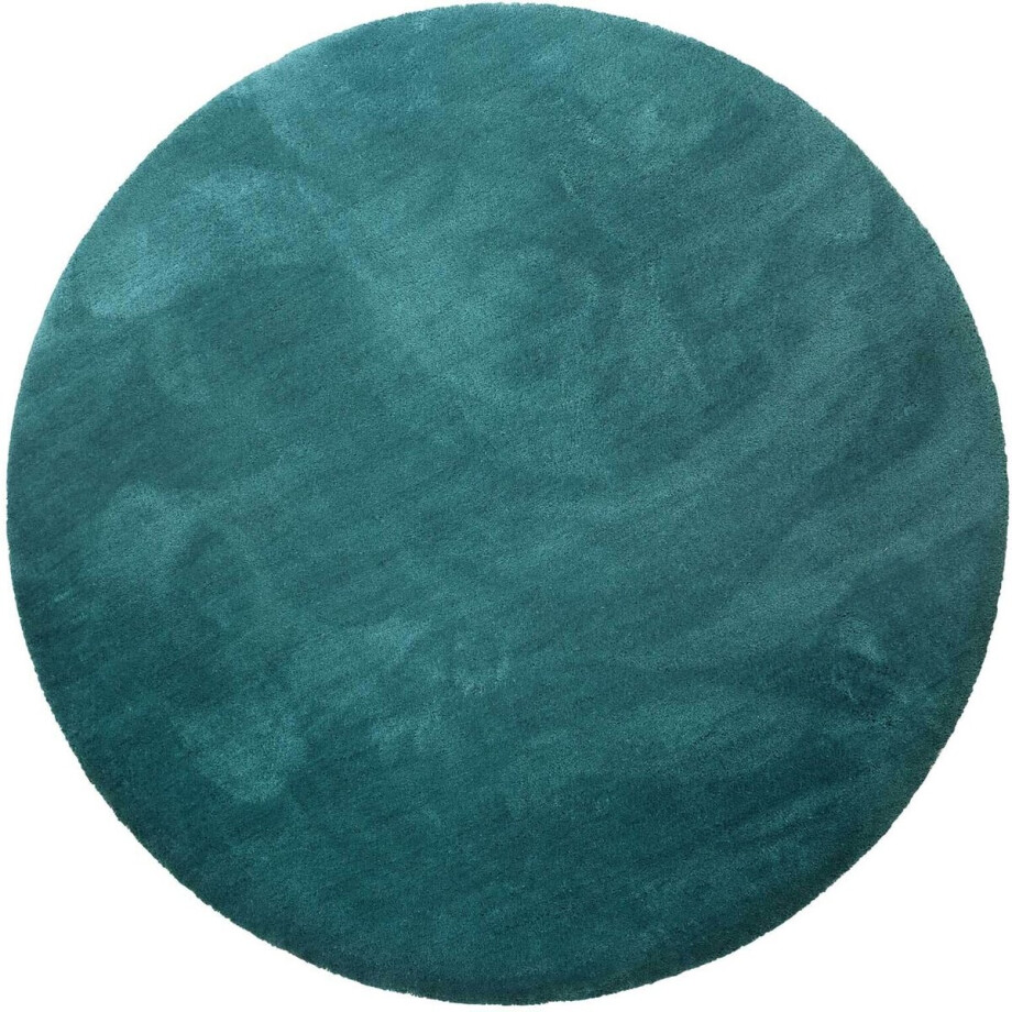 Homie Living - Pisa - Hoogpolig vloerkleed - 200 cm rond - smaragdgroen - Homie Living - Pisa - Hoogpolig vloerkleed - 200 cm rond - smaragdgroen - afbeelding 1