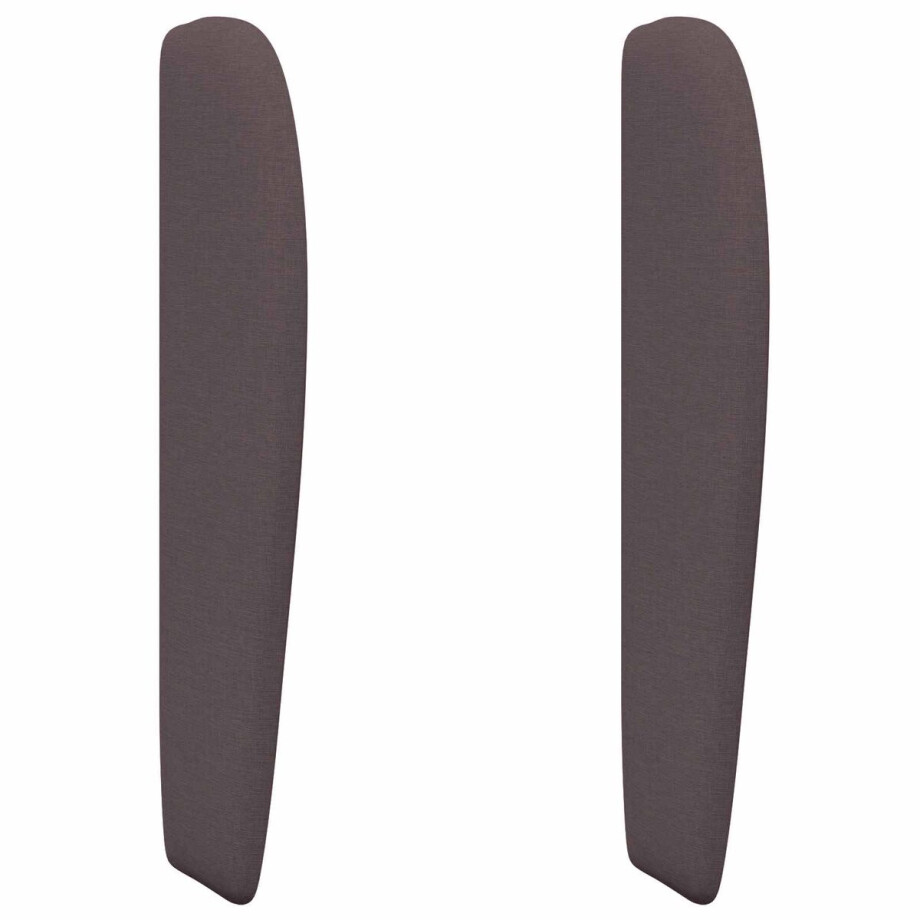 vidaXL - Hoofdbord - oor - Bruin - 80 - x - 23 - x - 6 - cm - Stof afbeelding 1