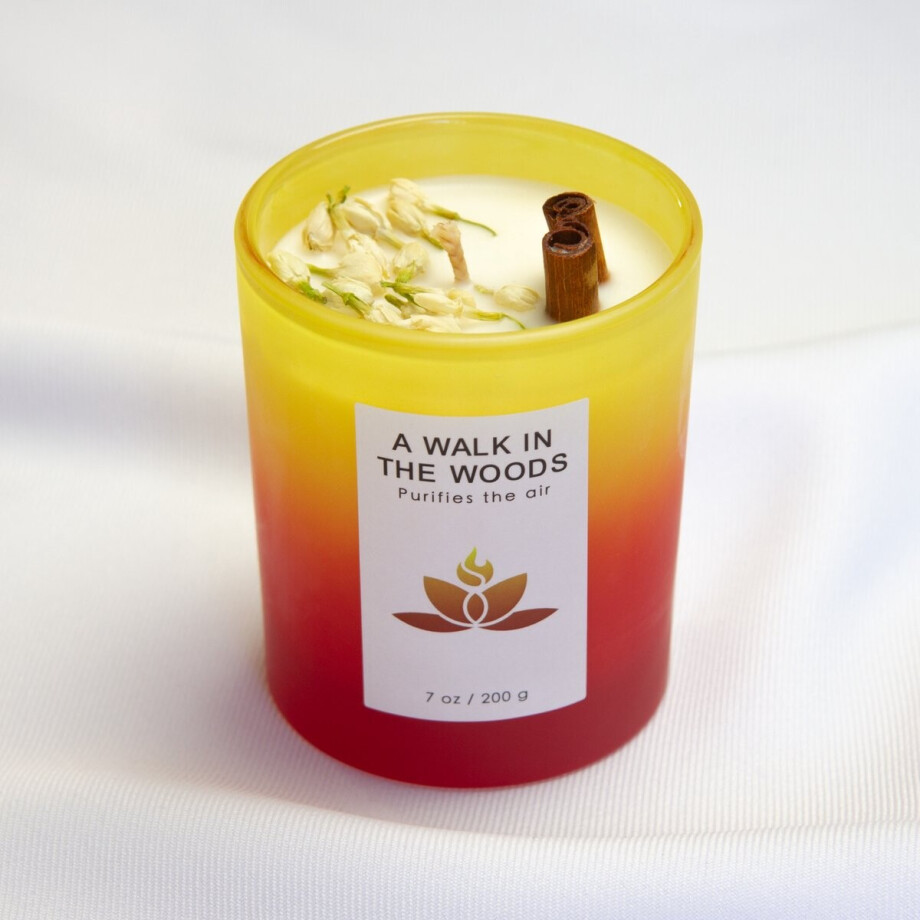 Ethernal Lights A walk in the woods - Geurkaars - 40 uur brandtijd - 200g Ethernal Lights A walk in the woods - Geurkaars - 40 uur brandtijd - 200g afbeelding 1