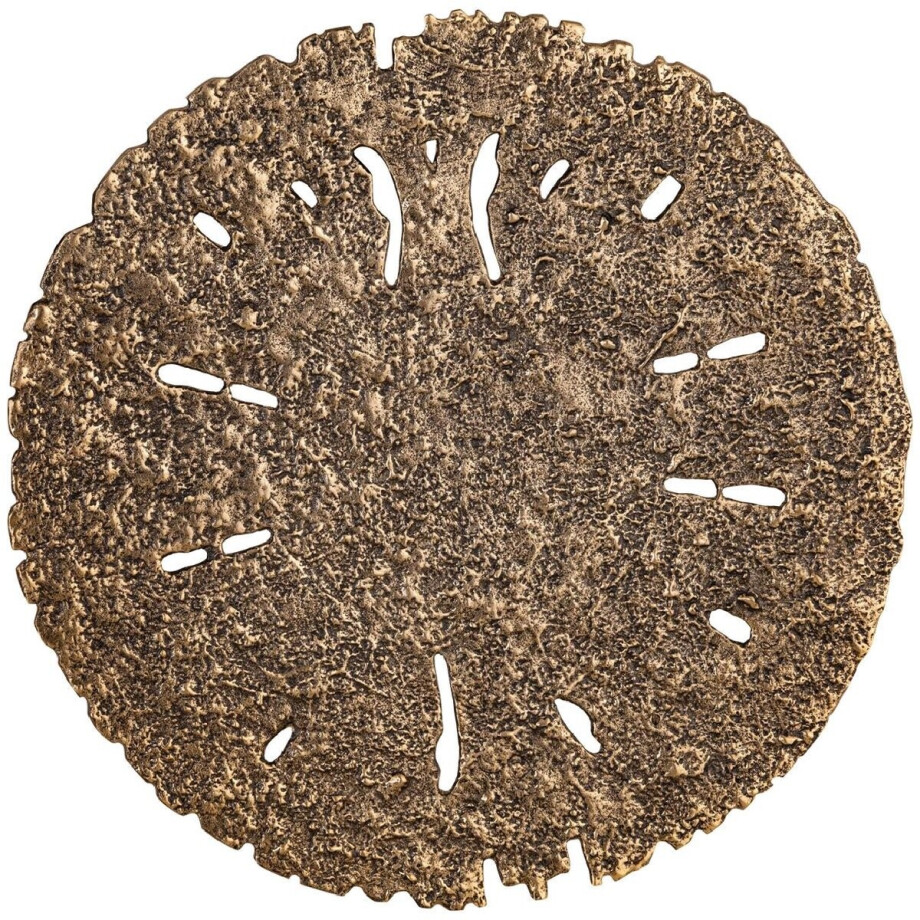 PTMD Wandpaneel Sandee - 61x1x61 cm - Aluminium - Goud PTMD Wandpaneel Sandee - 61x1x61 cm - Aluminium - Goud afbeelding 1