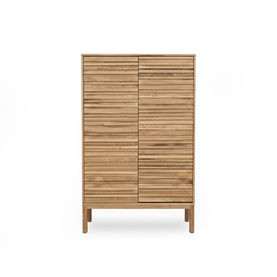 Wandkast Stage - Mangohout Naturel - 2 Deuren afbeelding 1