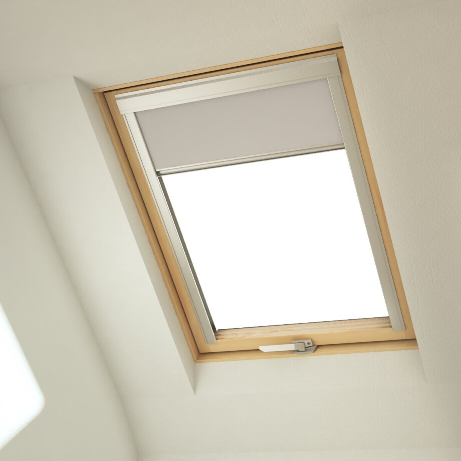 Contrio verduisterende rolgordijn voor Velux ® dakraam - GGL - CK04 Beige (55x98) afbeelding 1