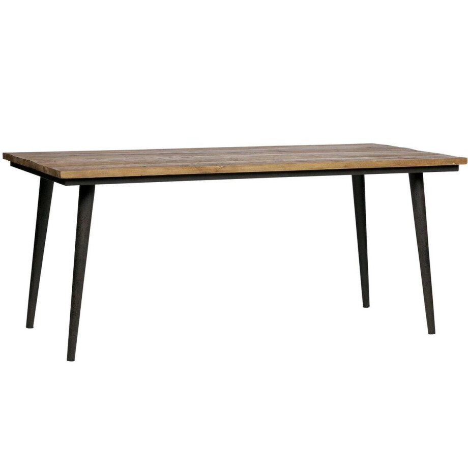 WOOOD Guild Tafel - Hout/Metaal - Naturel/Zwart - 77x220x90 WOOOD Guild Tafel - Hout/Metaal - Naturel/Zwart - 77x220x90 afbeelding 1