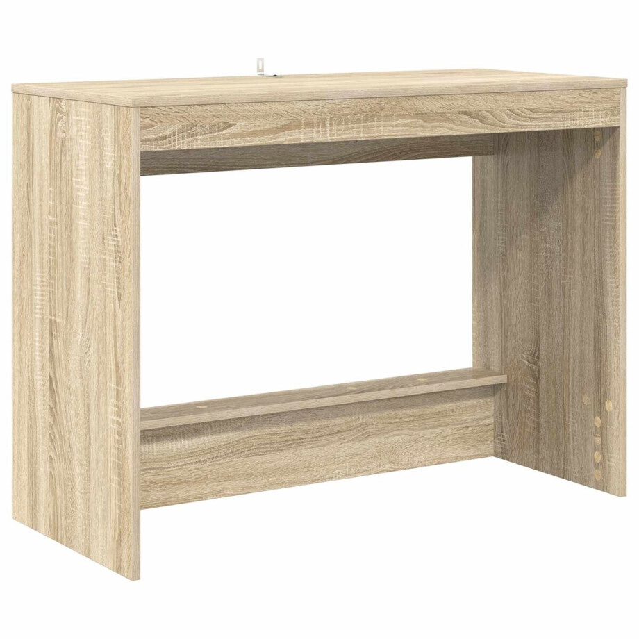 vidaXL - Bed - Bureau - Sonoma - Eiken - Bewerkt - hout - 100 - x - 45 - x - 75 - cm vidaXL - Bed - Bureau - Sonoma - Eiken - Bewerkt - hout - 100 - x - 45 - x - 75 - cm afbeelding 1