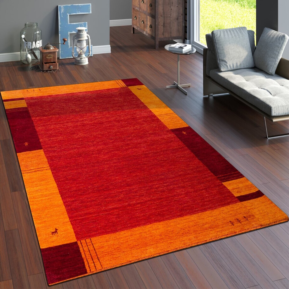 Paco Home Vloerkleed Woonkamer Laagpolig Patroon Berber Patroon Geometrisch Handgemaakt 120x170 cm Paco Home Vloerkleed Woonkamer Laagpolig Patroon Berber Patroon Geometrisch Handgemaakt 120x170 cm afbeelding 1