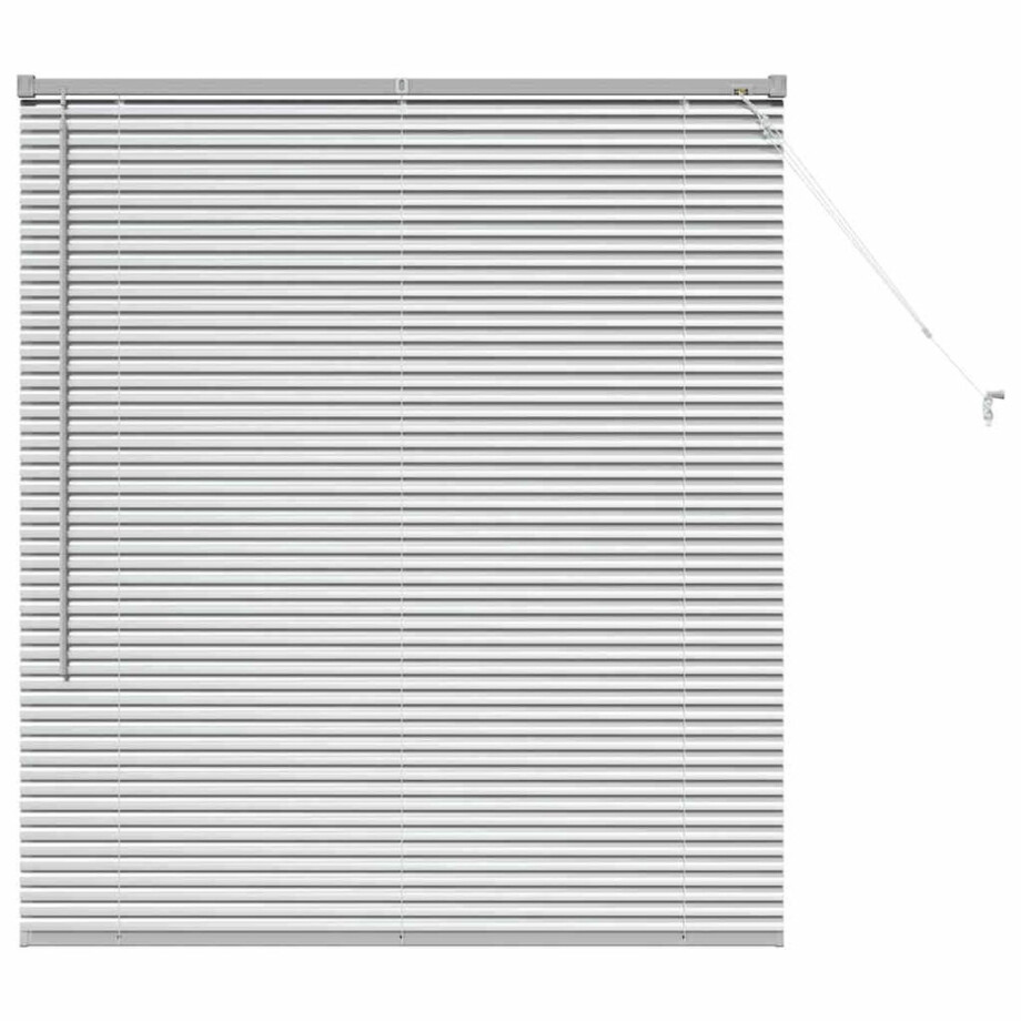vidaXL - Venetiaanse - Jaloezieën - Zilver - 130 - x - 110 - cm - Aluminium afbeelding 1