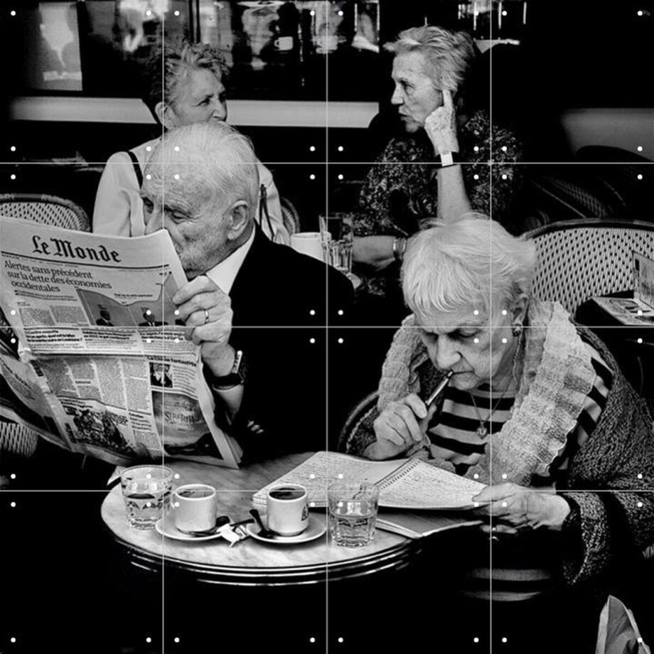 IXXI Involvement, Didier Guibert & Various - 80 x 80 cm - Gratis ophangtool - Grote wanddecoratie en posters - Klassiek, Fotografie, Vintage afbeelding 1