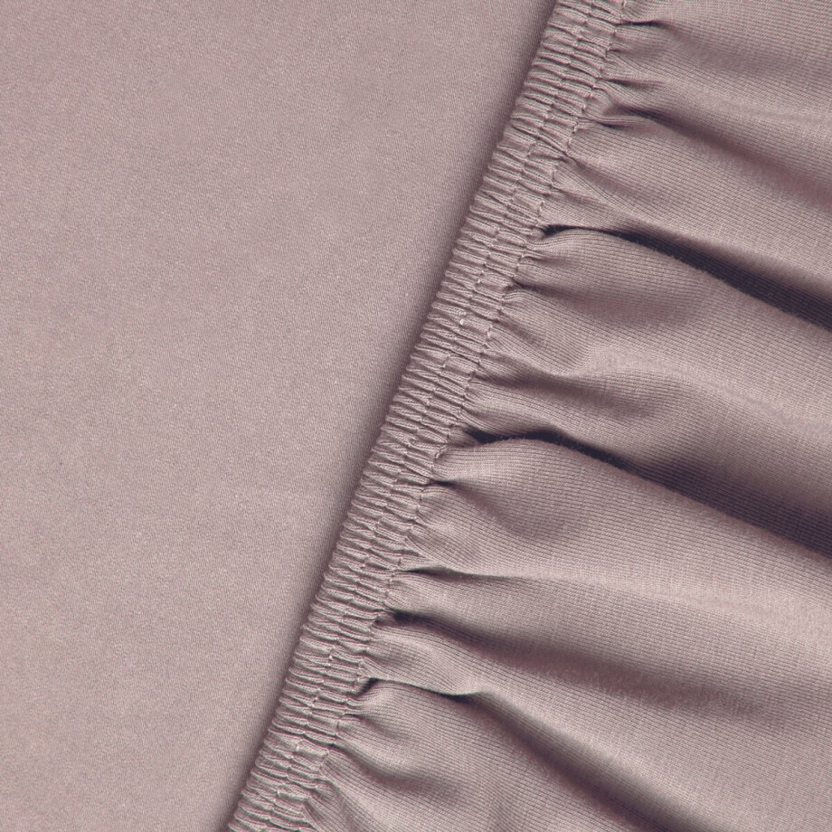 Kayori Shizu Topper Hoeslaken Jersey - 90-100x200-220cm - Matrasdikte 12 cm - Biologisch Katoen - Lila afbeelding 1