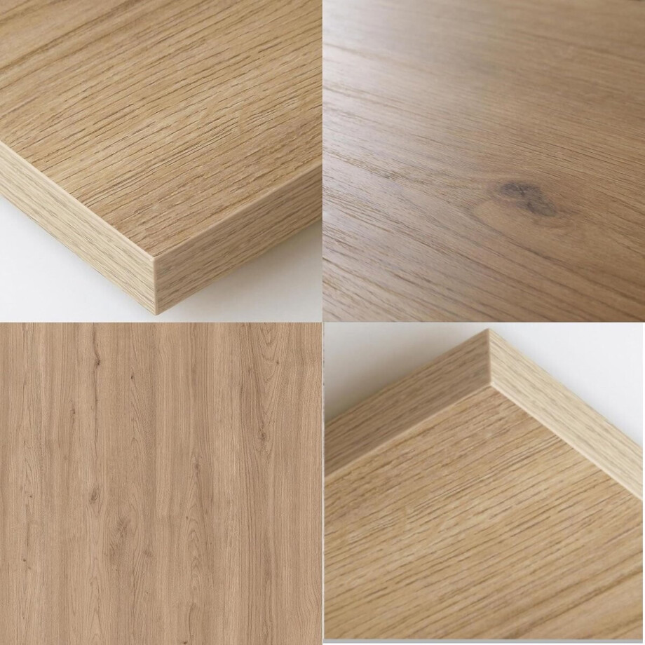 TV-Meubel met Elektrische Haard – Hangend Lowboard 200cm – Modern Eiken Hout & Zwart – Voor TV’s tot 80” – LED 3D Vuureffect & Afstandsbediening – TasalFurniture Lux Flame Series afbeelding 1