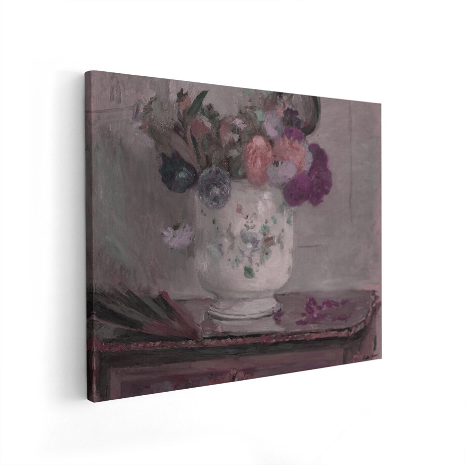 Artaza Canvas Schilderij Bloemen Stilleven - 50x40 cm - Wanddecoratie Boeket - Muurdecoratie Vaas - Decoratie Woonkamer - Roze Artaza Canvas Schilderij Bloemen Stilleven - 50x40 cm - Wanddecoratie Boeket - Muurdecoratie Vaas - Decoratie Woonkamer - Roze afbeelding 1