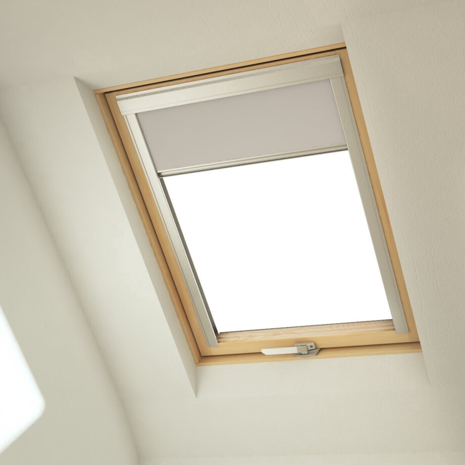 Contrio verduisterende rolgordijn voor Velux ® dakraam - GGL - MK08 Beige (78x140) afbeelding 1