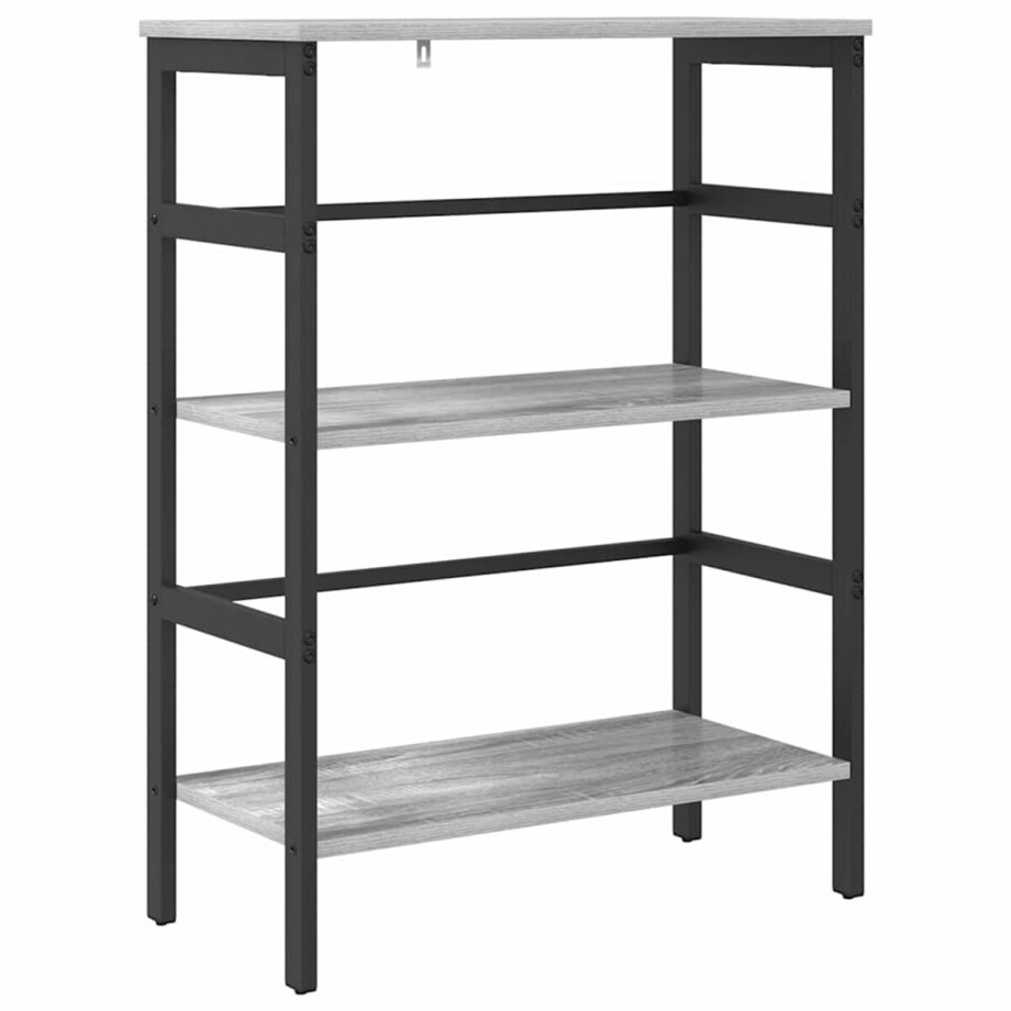 vidaXL - Boekenplank - 2-laags - 40 - x - 29.5 - x - 115 - cm - Bewerkt - hout afbeelding 1