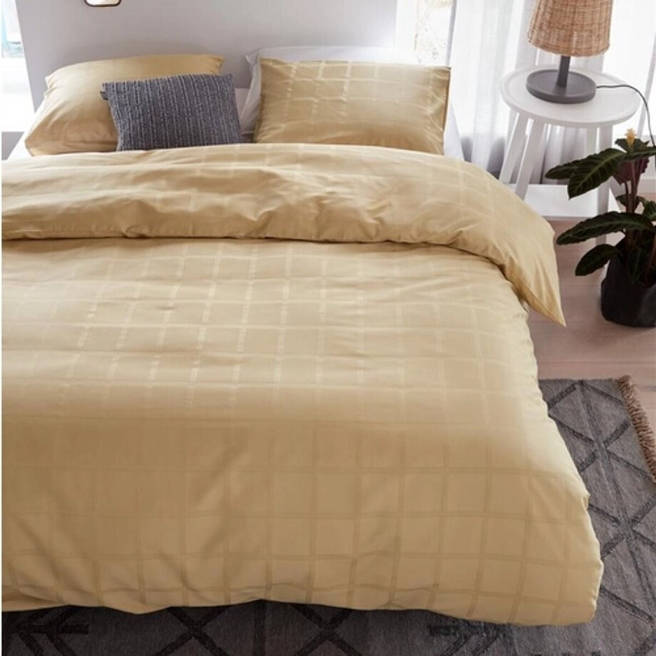 Bettwäsche Beddinghouse Rain Gold Mako-Satin-155 x 220 cm Bettwäsche Beddinghouse Rain Gold Mako-Satin-155 x 220 cm afbeelding 1