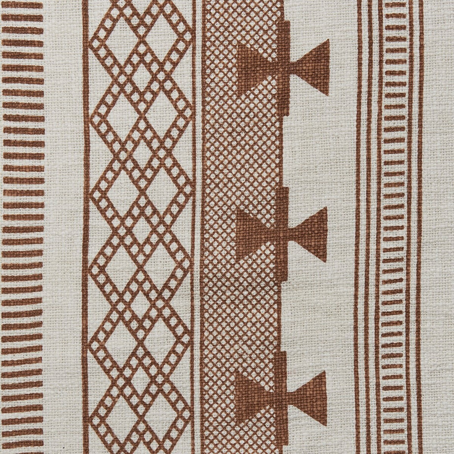 JORHAT - Plaid - Bruin - 130 x 180 cm - Katoen afbeelding 1