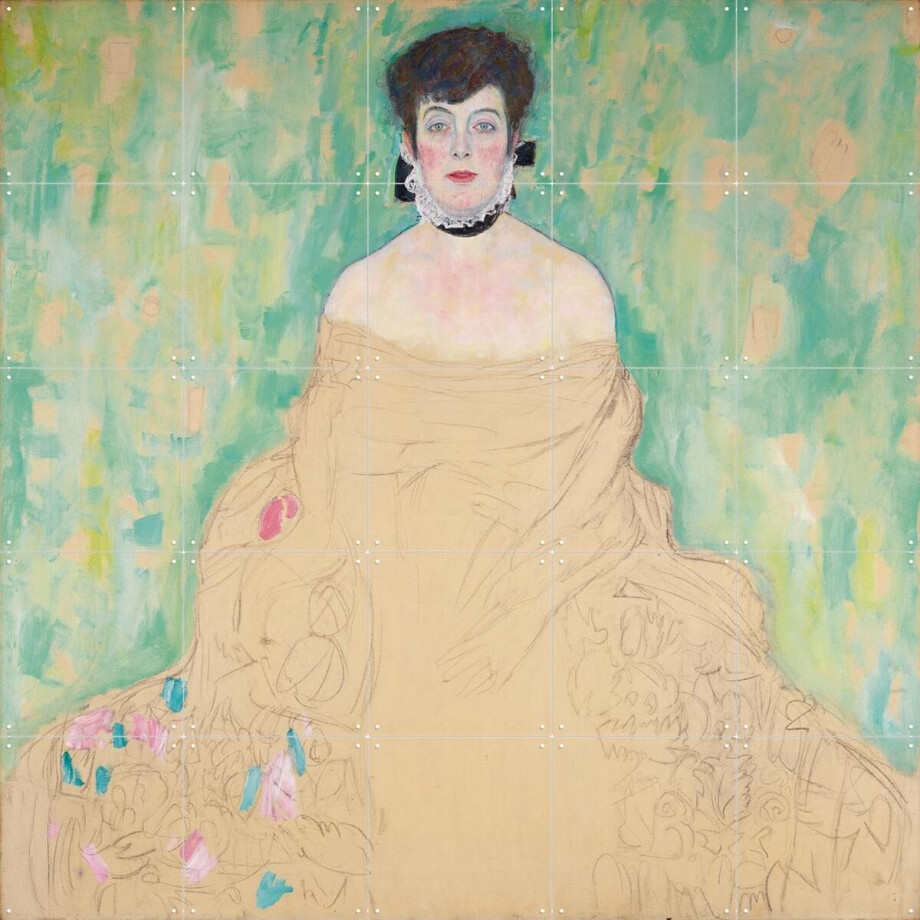 IXXI Amalie Zuckerkandl 1917, Gustav Klimt & Bridgeman Images - 100 x 100 cm - Gratis ophangtool - Grote wanddecoratie en posters - Olieverf, Art IXXI Amalie Zuckerkandl 1917, Gustav Klimt & Bridgeman Images - 100 x 100 cm - Gratis ophangtool - Grote wanddecoratie en posters - Olieverf, Art afbeelding 1