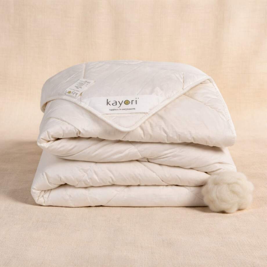 Kayori Keito Winterdekbed - 240x220 - 100% Texels Wol - Heerlijk warm - Katoen Percale Tijk Kayori Keito Winterdekbed - 240x220 - 100% Texels Wol - Heerlijk warm - Katoen Percale Tijk afbeelding 1