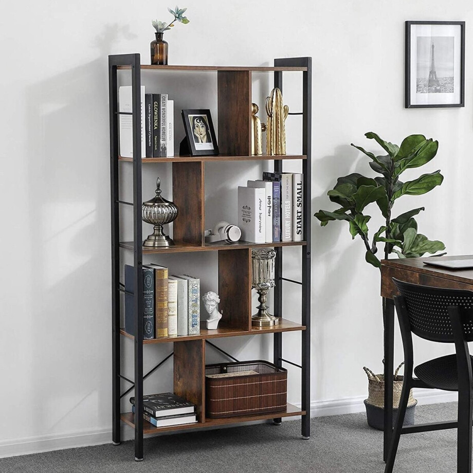 Rek Emile - bruin/zwart Rek Emile - bruin/zwart afbeelding 1