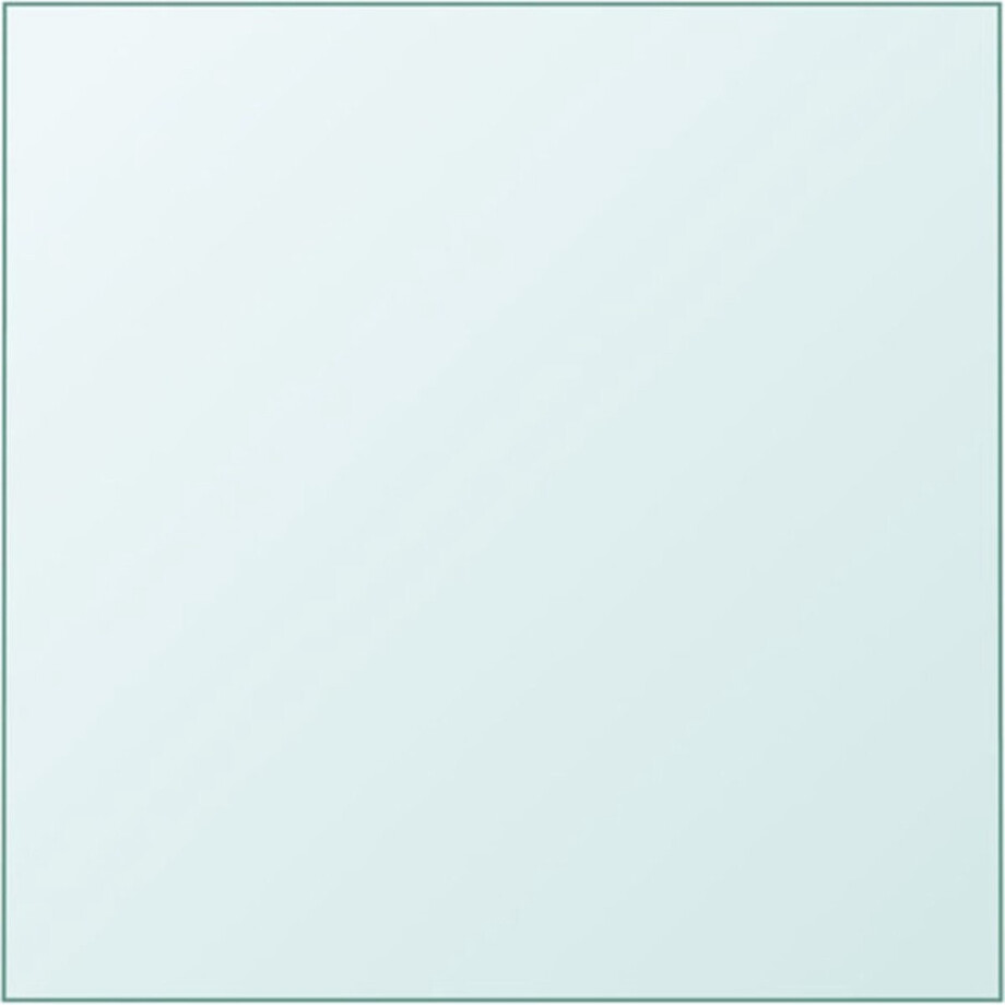 vidaXL - Tafelblad - 30x30 - cm - gehard - glas - transparant afbeelding 1