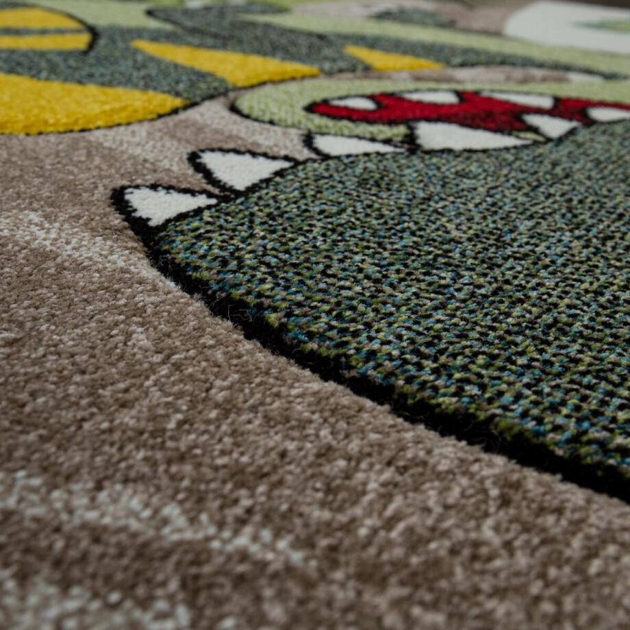 Flycarpets Laagpolig Vloerkleed - Diamesa - Modern - Groen afbeelding 1