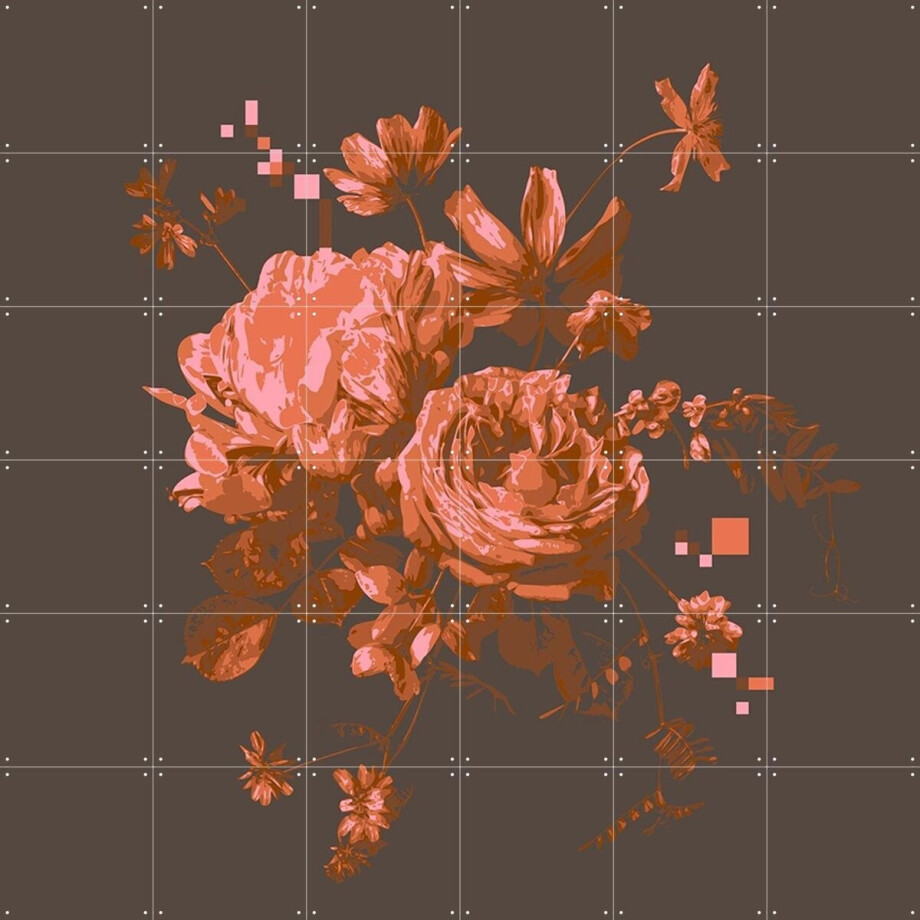 IXXI Flora Flux, Wesley van der Heijden - 120 x 120 cm - Gratis ophangtool - Grote wanddecoratie en posters - Modern, Surrealisme, Digitale Kunst IXXI Flora Flux, Wesley van der Heijden - 120 x 120 cm - Gratis ophangtool - Grote wanddecoratie en posters - Modern, Surrealisme, Digitale Kunst afbeelding 1
