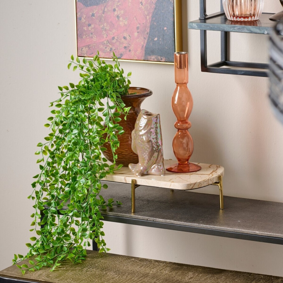 Fleurdirect Hangplant Ficus - Polyester - Groen - 0 x 80 x 0 cm (BxHxD) afbeelding 1