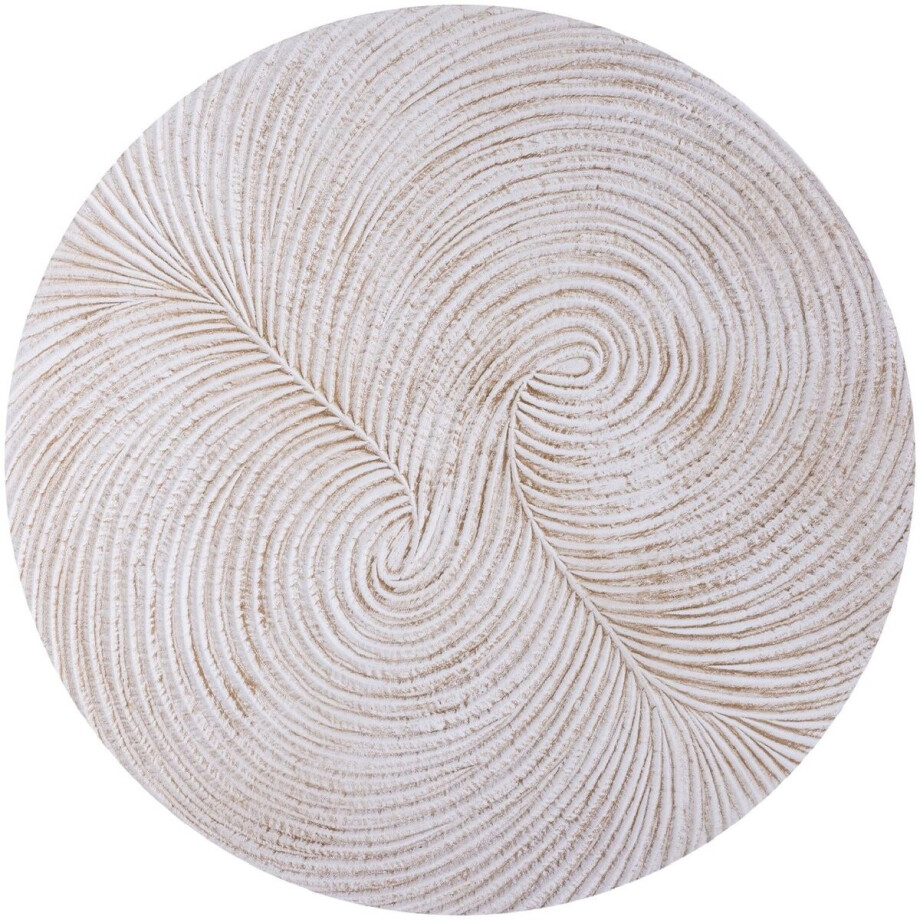 PTMD Wandpaneel Wiktor - 90x2x90 cm - MDF - Wit afbeelding 1