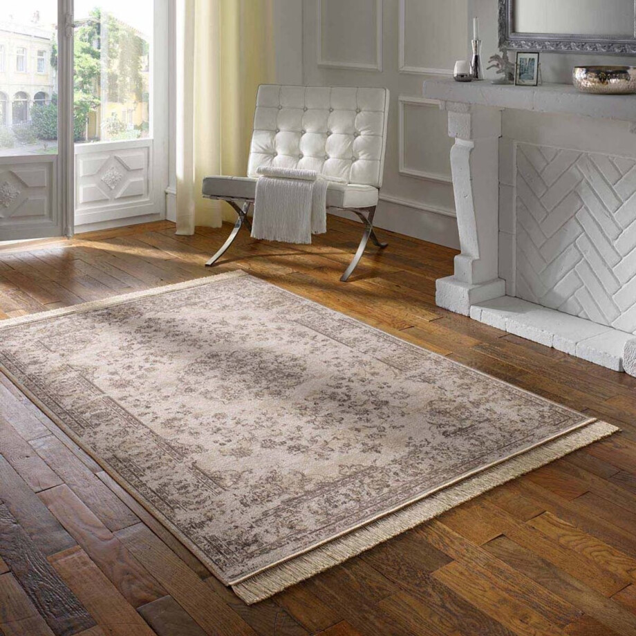 Perzisch tapijt - Regal Felix taupe 95x140 cm Perzisch tapijt - Regal Felix taupe 95x140 cm afbeelding 1