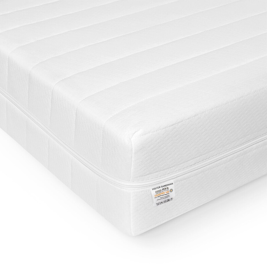 Matras - 200x200 - 7 zones - koudschuim - premium tijk - 15 cm hoog - Gemiddeld afbeelding 1