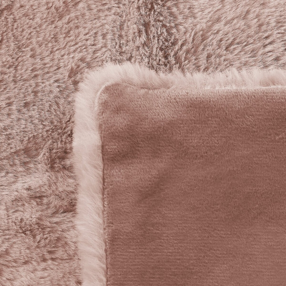 CHAAB - Plaid - Pastelroze - 150 x 200 cm - Polyester CHAAB - Plaid - Pastelroze - 150 x 200 cm - Polyester afbeelding 1