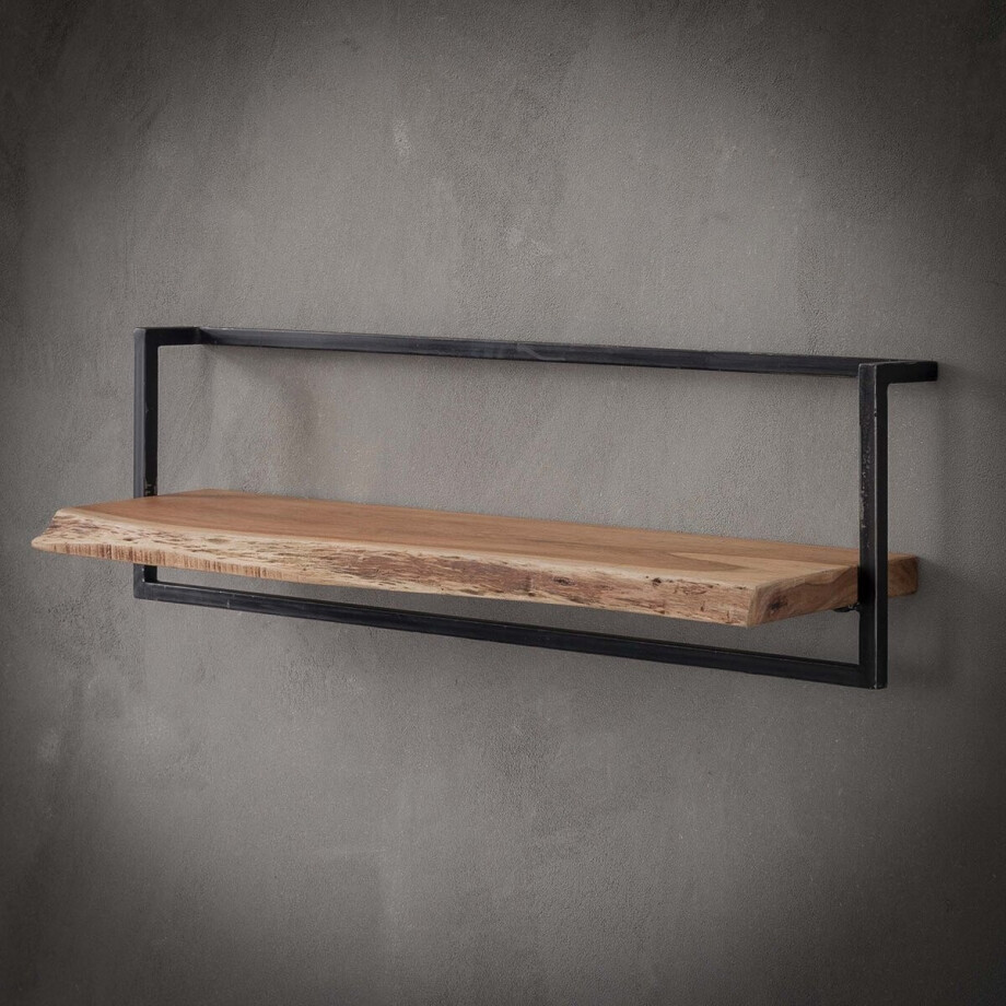 Hoyz - Wandplank Edge - 100cm - Acaciahout - Bruin Hoyz - Wandplank Edge - 100cm - Acaciahout - Bruin afbeelding 1