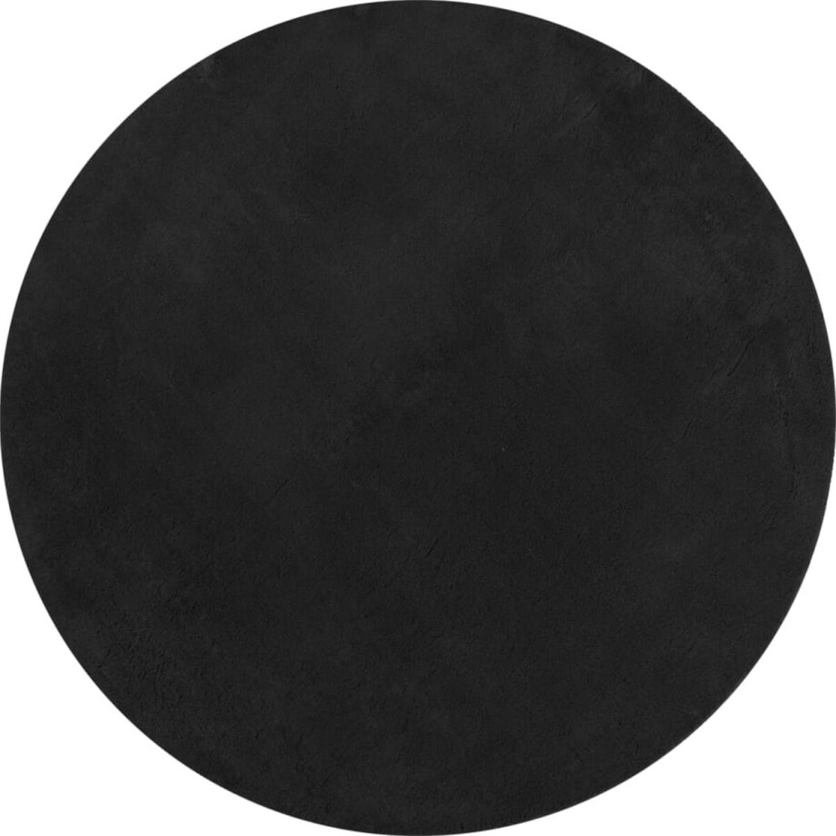 vidaXL - Vloerkleed - HUARTE - laagpolig - zacht - wasbaar - Ø - 80 - cm - zwart vidaXL - Vloerkleed - HUARTE - laagpolig - zacht - wasbaar - Ø - 80 - cm - zwart afbeelding 1