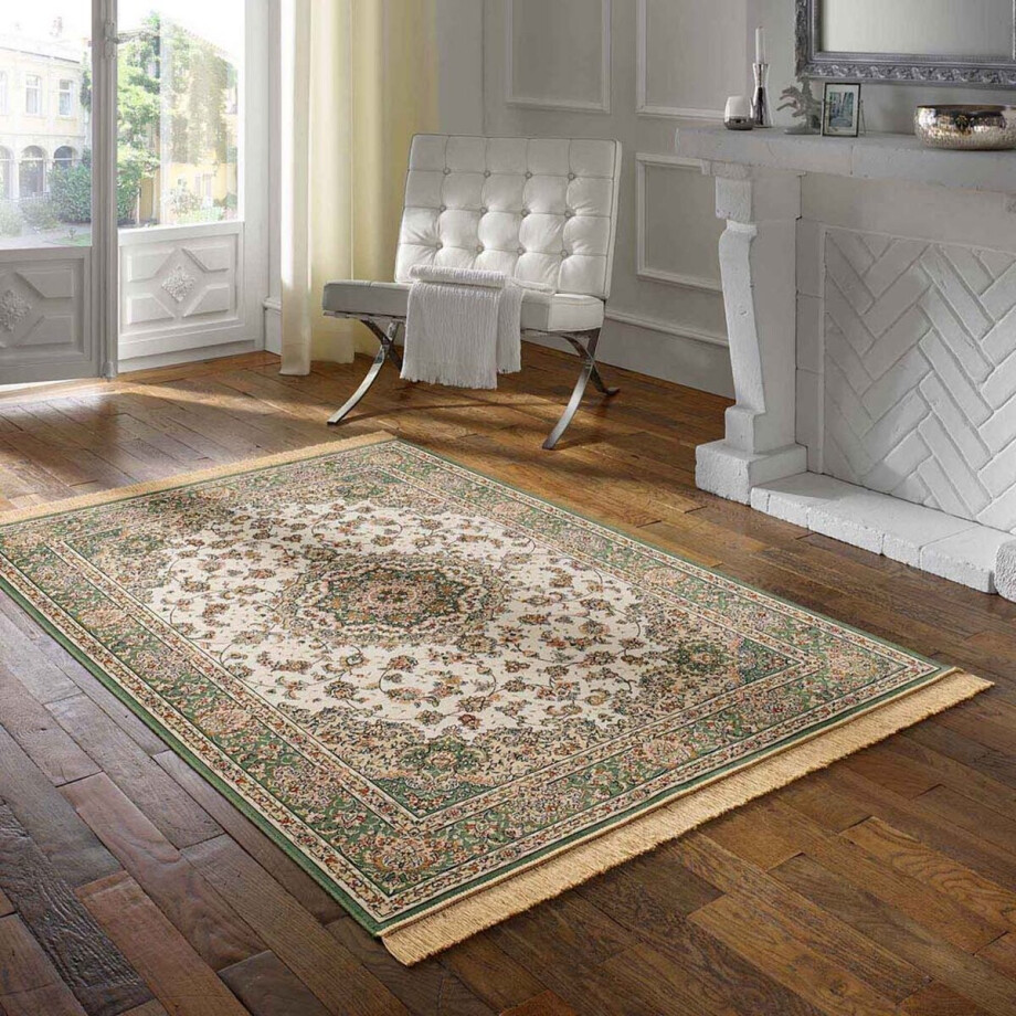 Perzisch tapijt - Regal Valentina groen 160x230 cm afbeelding 1