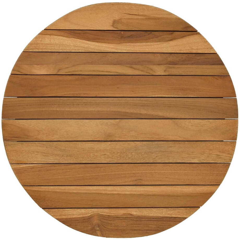 vidaXL - Tafelblad - Ø - 40 - x - 3,5 - Rond - Massief - Teakhout - Naturel vidaXL - Tafelblad - Ø - 40 - x - 3,5 - Rond - Massief - Teakhout - Naturel afbeelding 1