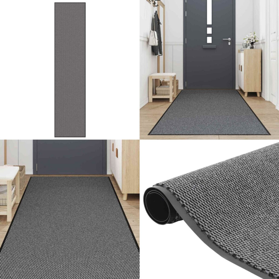 vidaXL Deurmat 115x500 cm antracietkleurig - Deurmat - Deurmatten - Mat - Voordeur Mat afbeelding 1