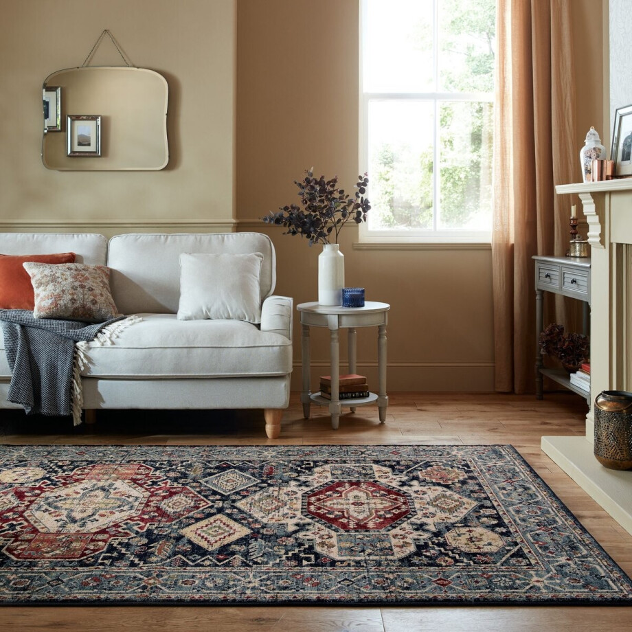 Flycarpets Laagpolig vloerkleed Gillingham- Klassiek - Blauw 200 x 290 cm Flycarpets Laagpolig vloerkleed Gillingham- Klassiek - Blauw 200 x 290 cm afbeelding 1